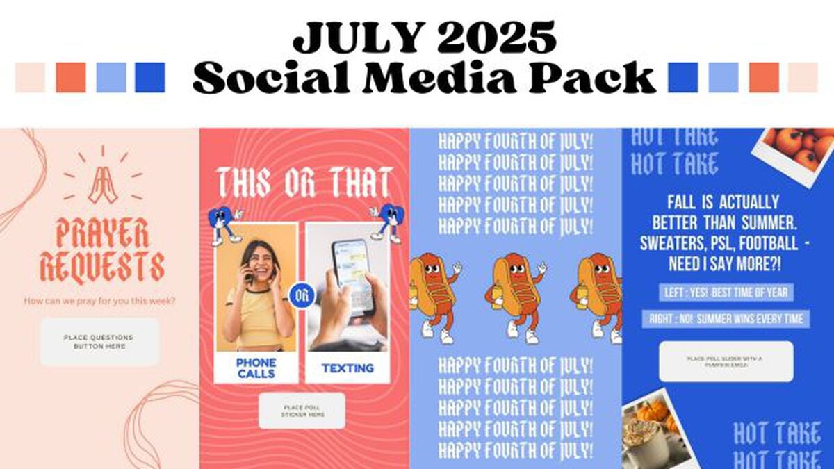 Summer 2025 Social Media Pack image number null